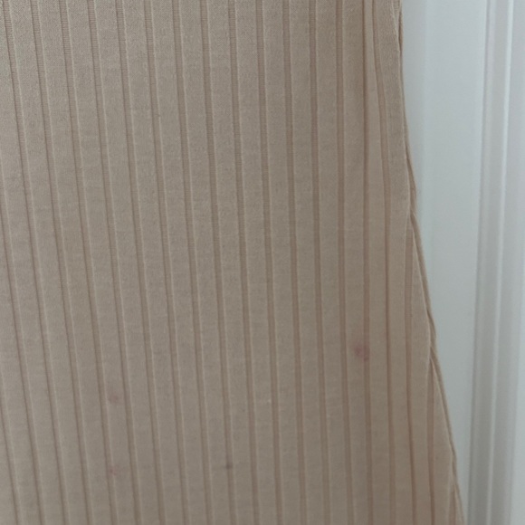 Forever 21 Beige Ribbed Midi Dress - Picture 10 of 11